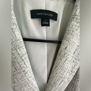 White and Black Blazer